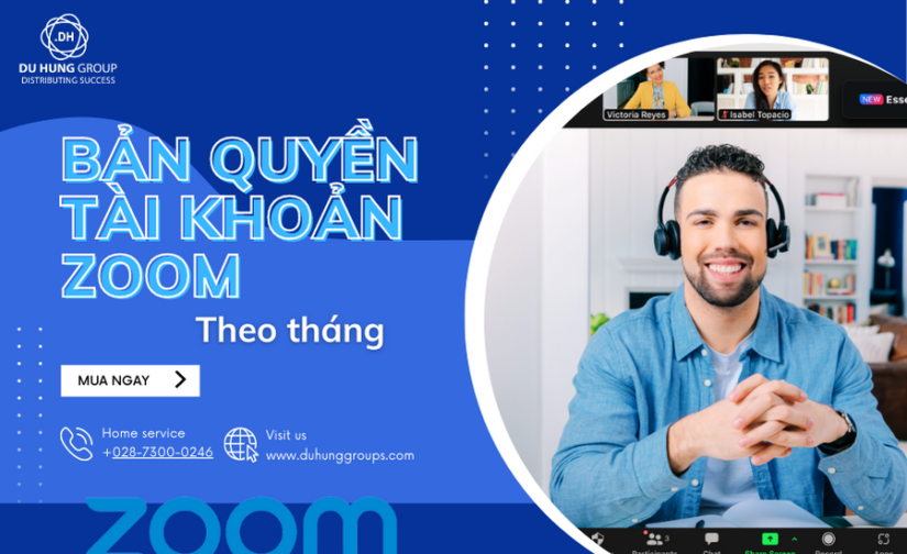 Mua Bản Quyền Tài Khoản Zoom theo tháng Chính Hãng