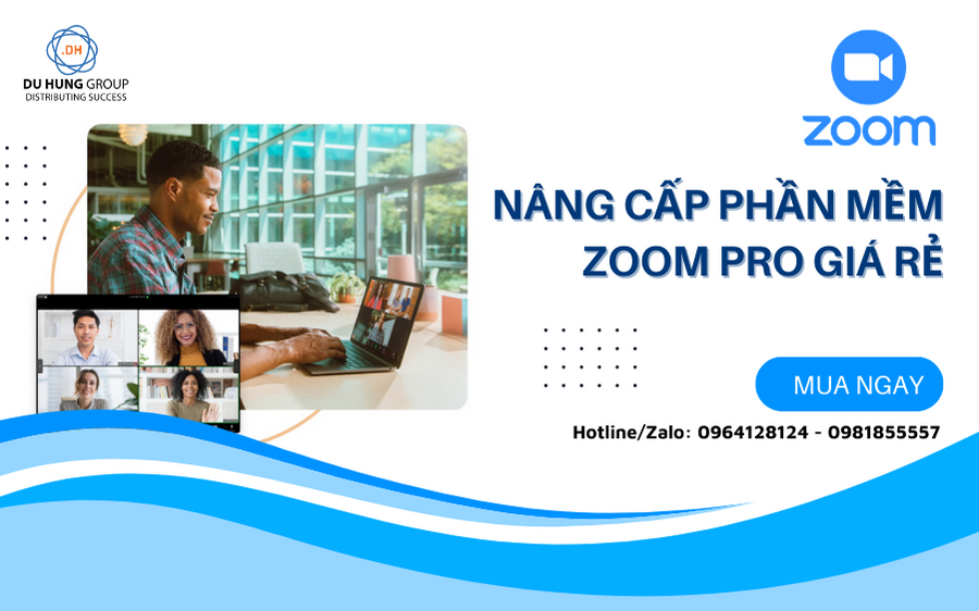 Nâng cấp phần mềm Zoom Pro giá rẻ