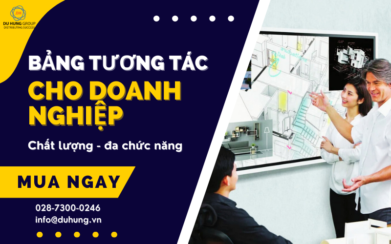 Bảng tương tác thông minh đa chức năng cho doanh nghiệp