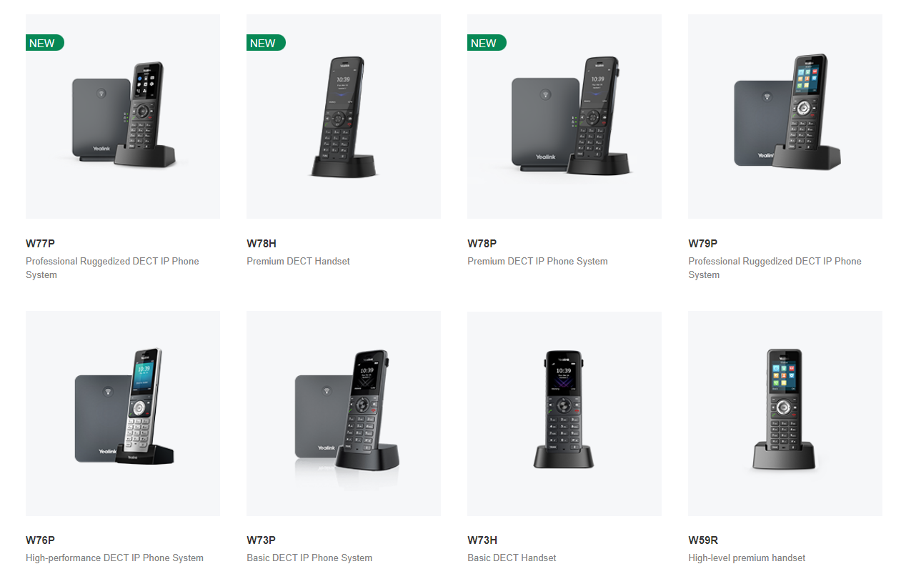 Điện thoại IP Yealink gồm những dòng sản phẩm nào?