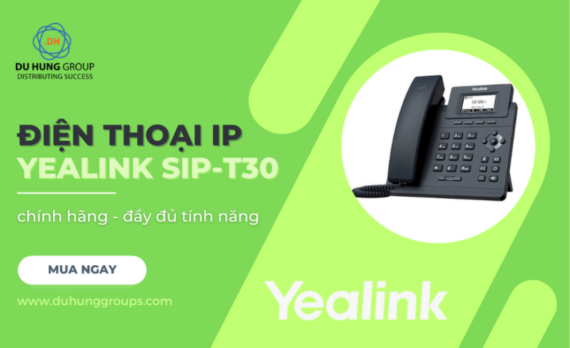 Điện thoại IP Yealink SIP-T30 chính hãng – đầy đủ tính năng