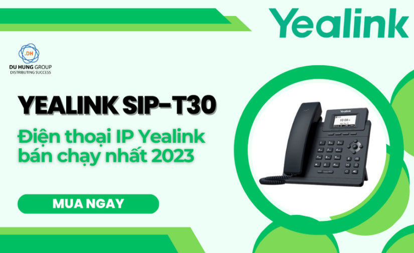 Điện thoại IP Yealink bán chạy nhất 2023 – Yealink SIP-T30