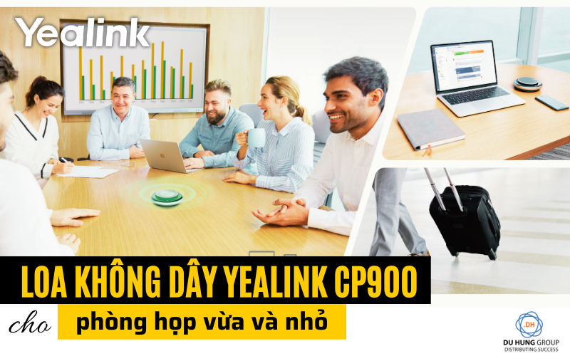 Loa không dây Yealink CP900 cho phòng họp vừa và nhỏ