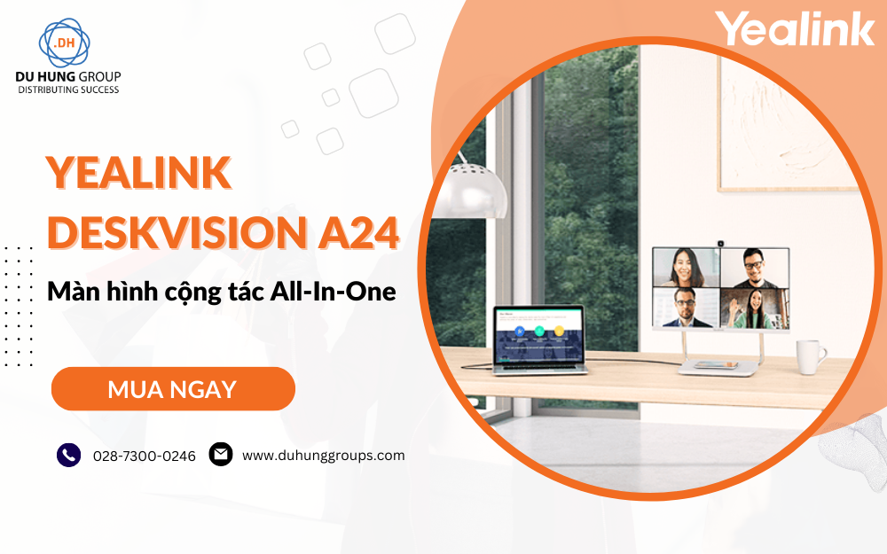 Màn hình cộng tác Desktop All-in-one Yealink DeskVision A24