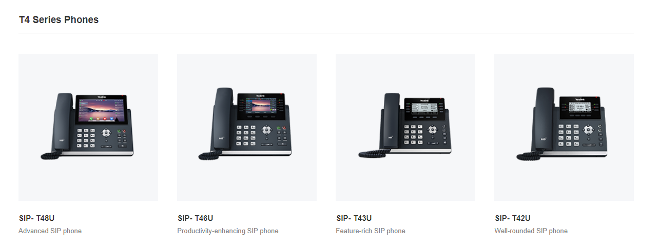 Điện thoại IP Yealink gồm những dòng sản phẩm nào?