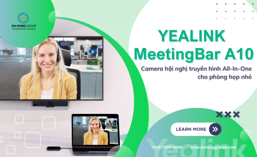 Camera hội nghị All-in-one Yealink MeetingBar A10 cho phòng họp nhỏ