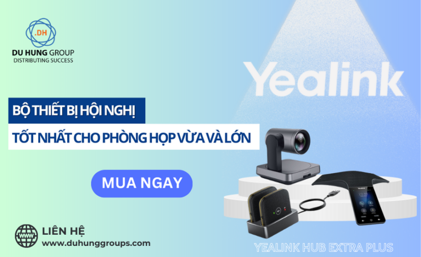 Bộ thiết bị hội nghị truyền hình tốt nhất cho phòng họp vừa và lớn