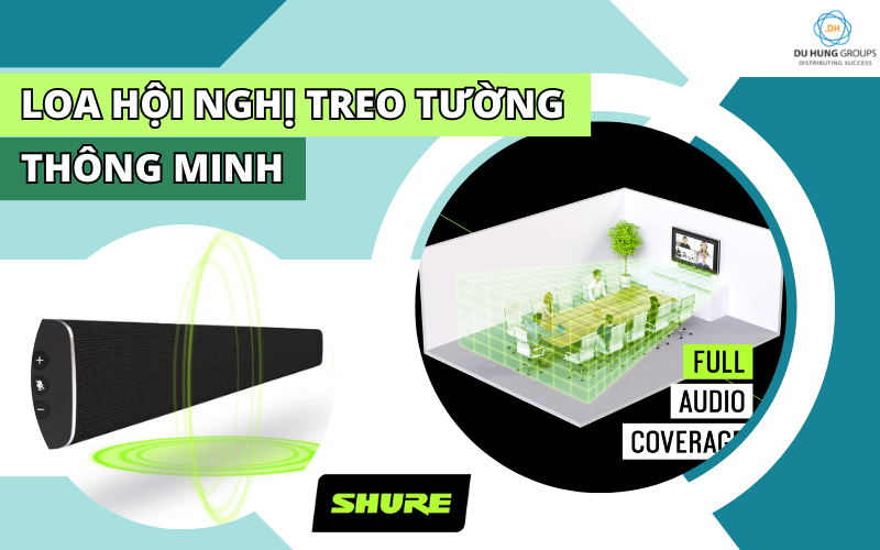Loa hội nghị gắn tường thông minh Stem Wall