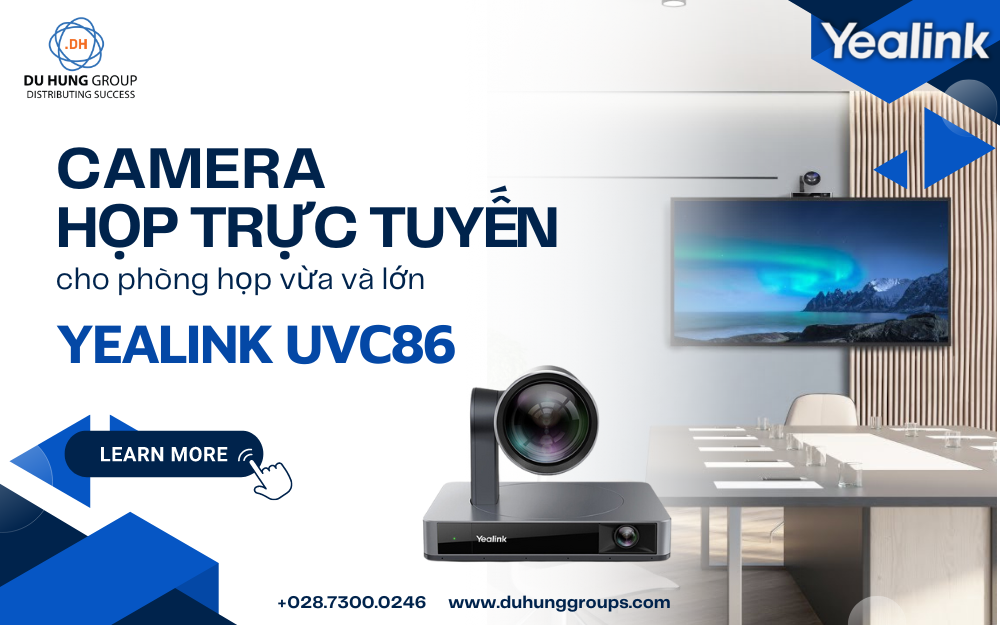 Camera họp trực tuyến cho phòng họp vừa và lớn