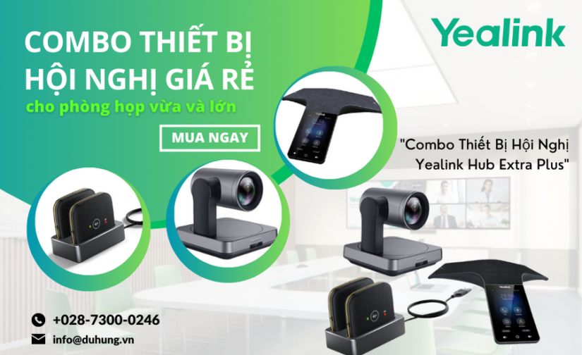 Combo thiết bị hội nghị giá rẻ cho phòng họp vừa và lớn
