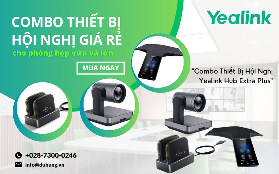 Combo thiết bị hội nghị giá rẻ cho phòng họp vừa và lớn