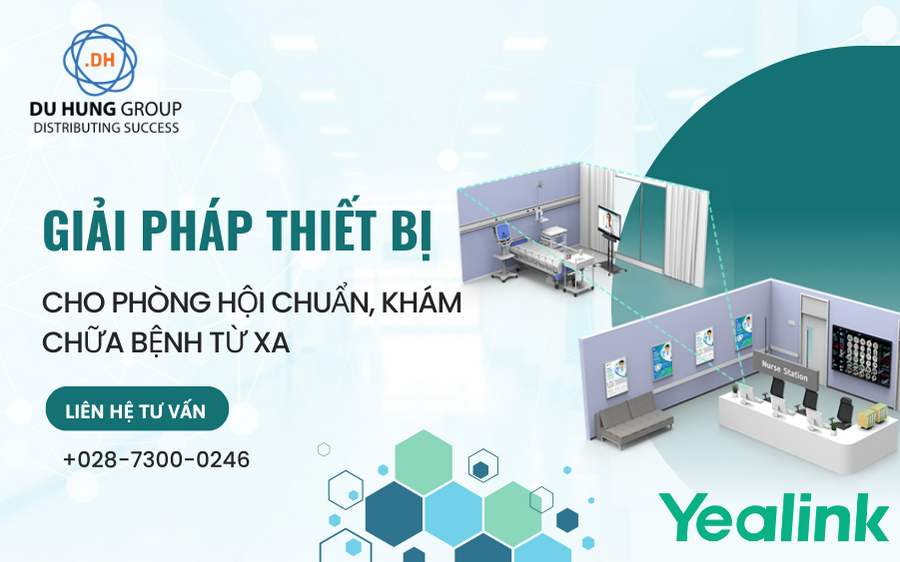 Giải pháp thiết bị cho phòng hội chuẩn, khám chữa bệnh từ xa