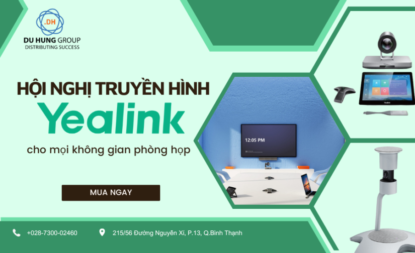 Hội nghị truyền hình Yealink cho mọi không gian phòng họp