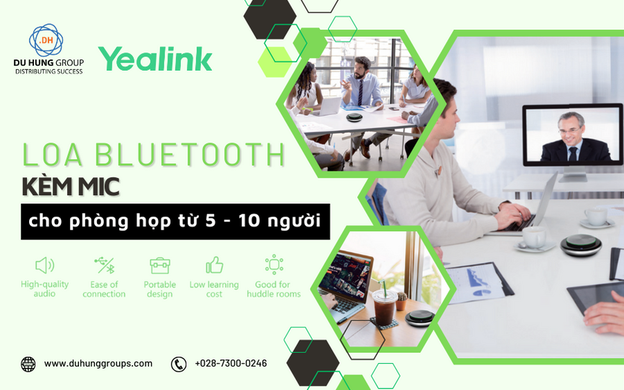 Loa Bluetooth kèm mic cho phòng họp từ 5 - 10 người
