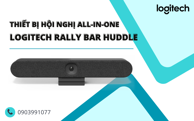 Thiết bị hội nghị All-In-One Logitech Rally Bar Huddle