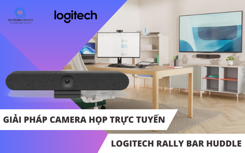 Giải pháp camera họp trực tuyến Logitech Rally Bar Huddle