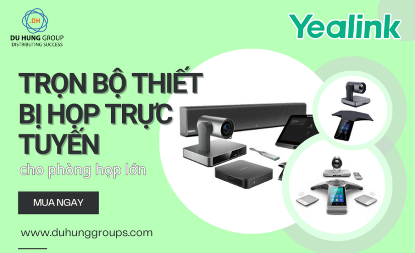 Trọn bộ thiết bị họp trực tuyến cho phòng họp lớn