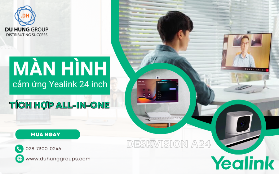Màn hình cảm ứng Yealink 24 inch tích hợp All-in-one