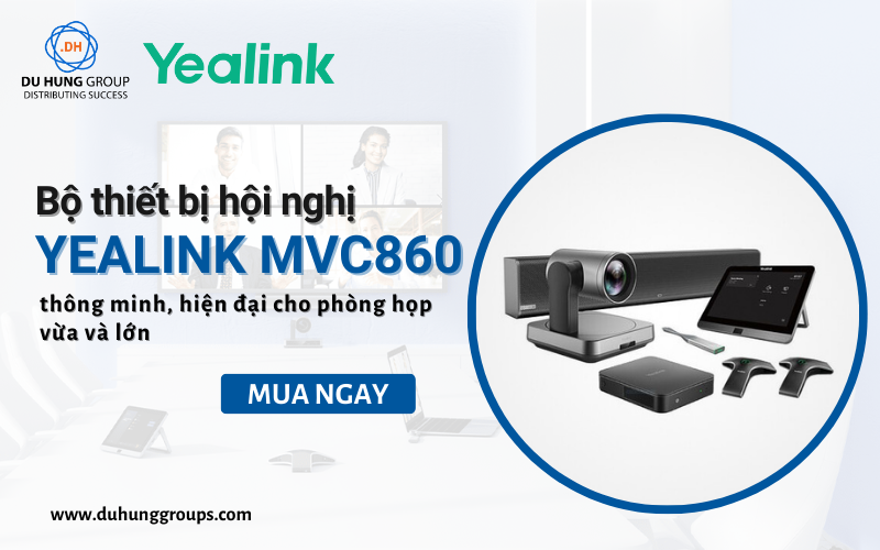Bộ thiết bị hội nghị thông minh, hiện đại cho phòng họp vừa và lớn