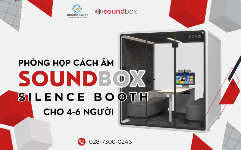 Phòng họp cách âm Soundbox Silence Booth cho 4-6 người