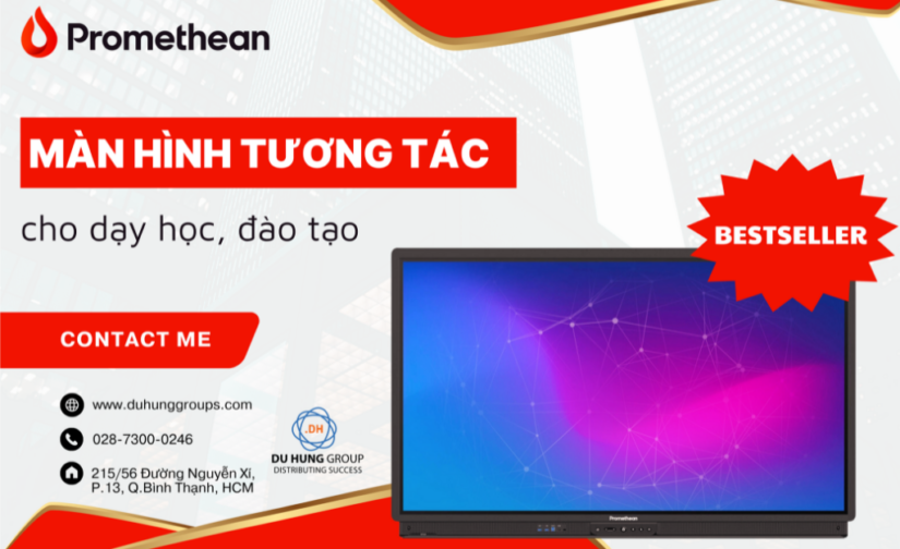 Mẫu màn hình tương tác bán chạy cho dạy học, đào tạo