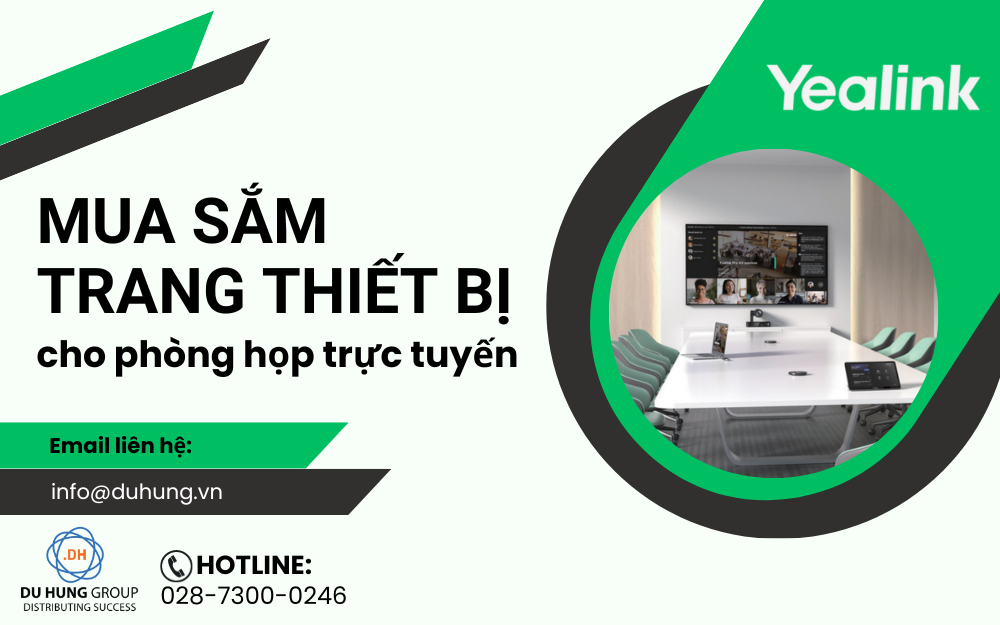 Mua sắm trang thiết bị cho phòng họp trực tuyến