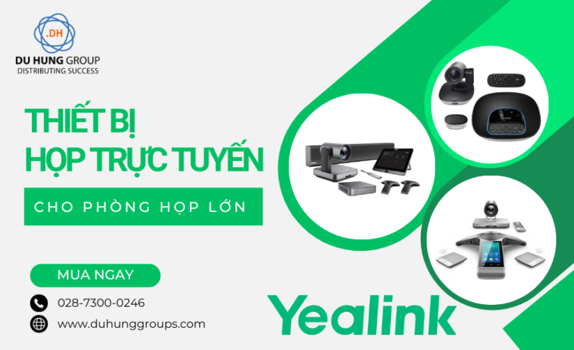 Gợi ý những thiết bị họp trực tuyến cho phòng họp lớn