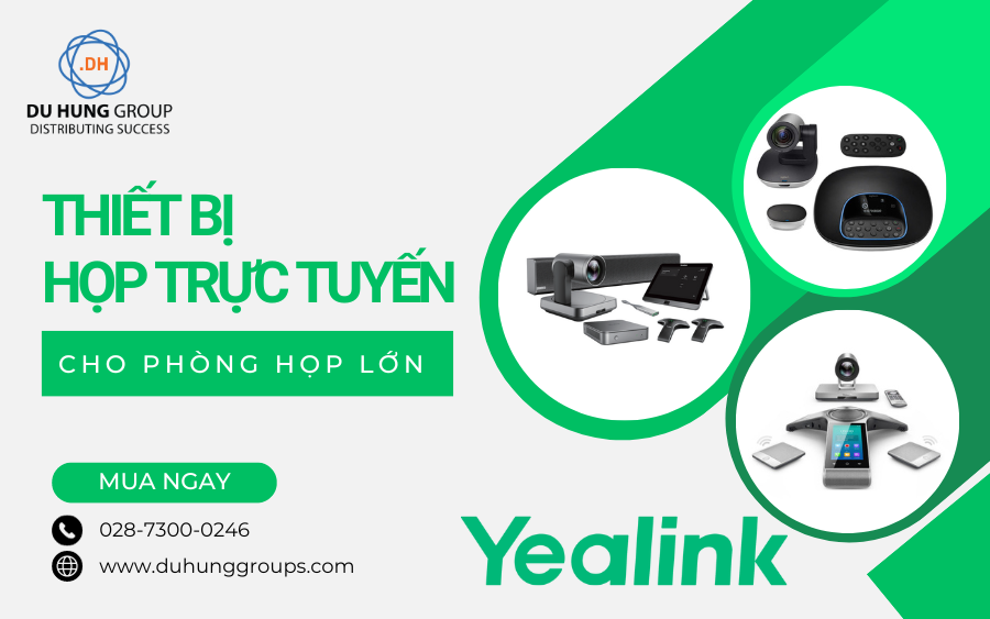 Gợi ý những thiết bị họp trực tuyến cho phòng họp lớn