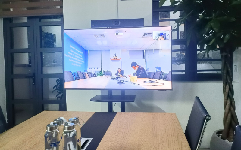 Hệ thống hội nghị trực tuyến cho công ty nhựa Bình Thuận