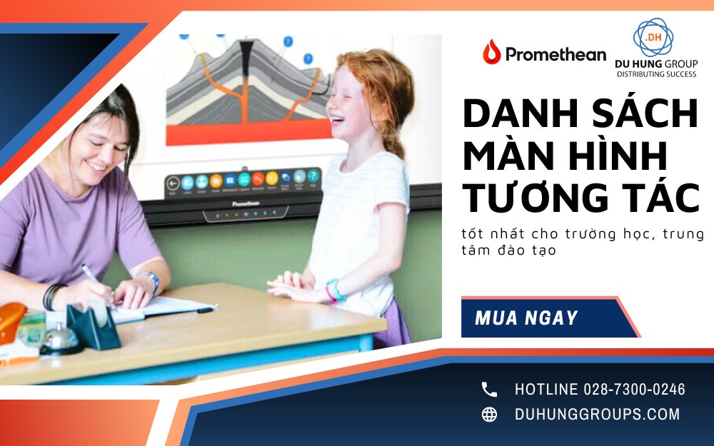 Danh sách màn hình tương tác tốt nhất cho trường học