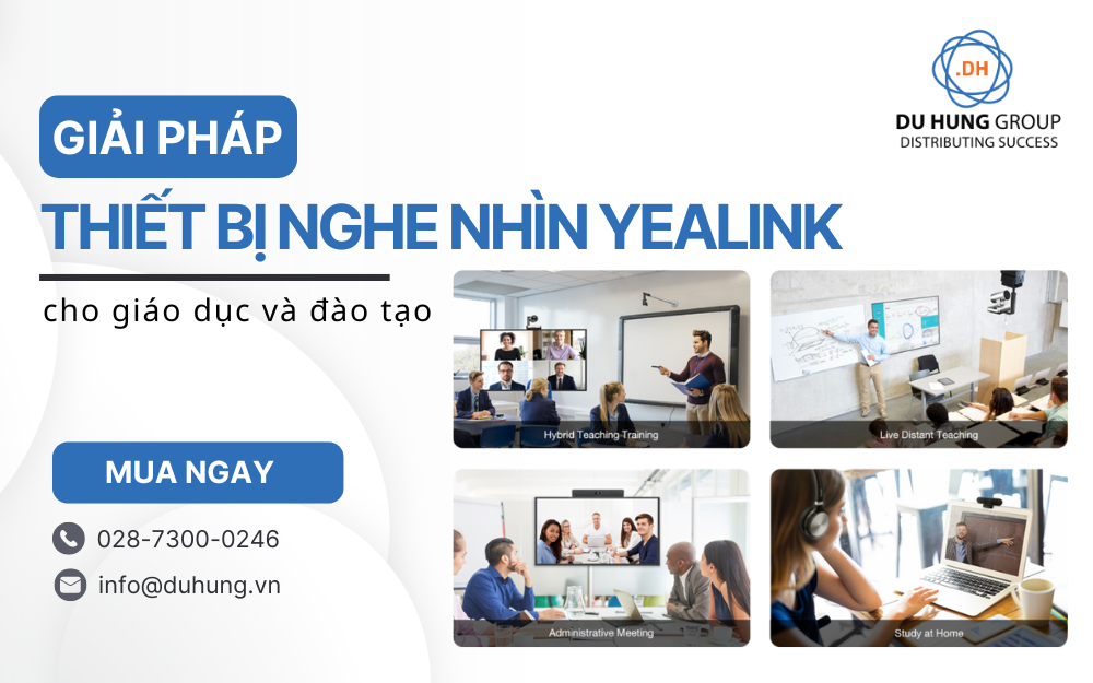 Giải pháp thiết bị nghe nhìn Yealink cho giáo dục