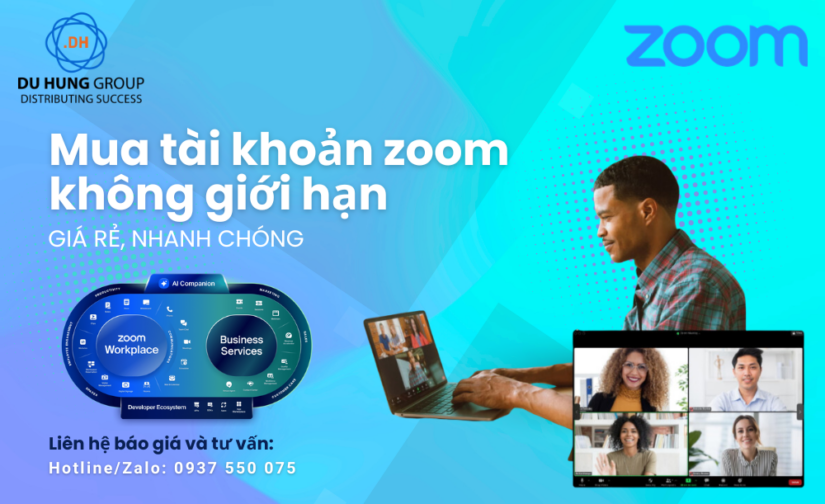 Mua tài khoản zoom không giới hạn | Giá rẻ, nhanh chóng