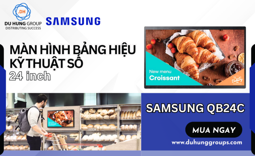 Màn hình bảng hiệu kỹ thuật số 24 inch Samsung QB24C