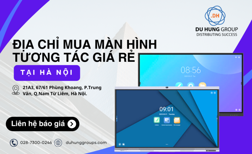 Địa chỉ mua màn hình tương tác giá rẻ tại Hà Nội