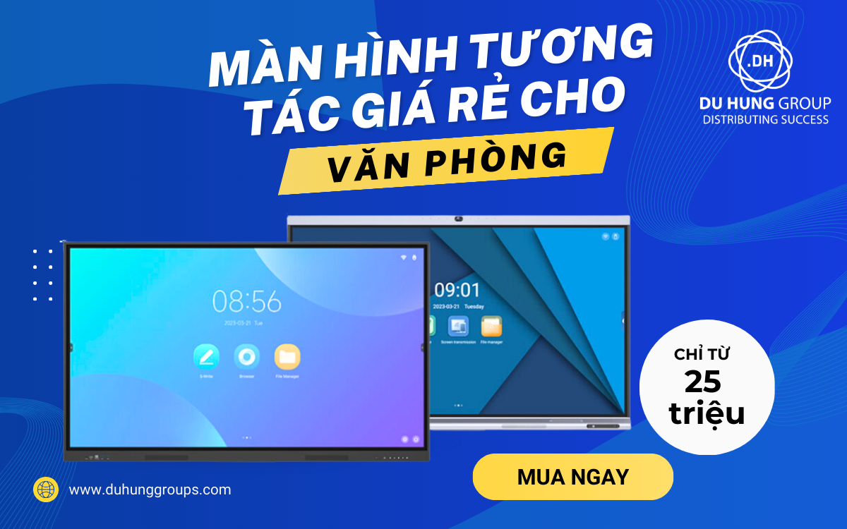 Màn hình tương tác thông minh giá rẻ cho văn phòng
