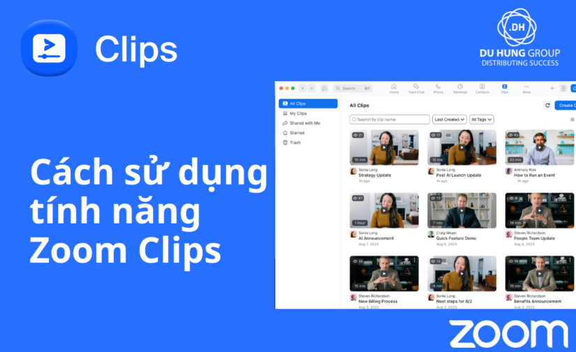 Hướng dẫn chi tiết cách sử dụng tính năng Zoom Clips