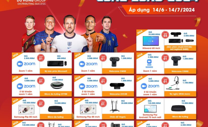 CHƯƠNG TRÌNH KHUYẾN MÃI DU HƯNG – ĐỒNG HÀNH CÙNG EURO 2024