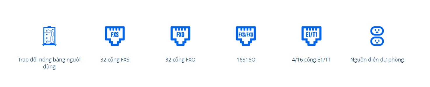 Tổng đài IP Dinstar UC350.UC350 Pro---