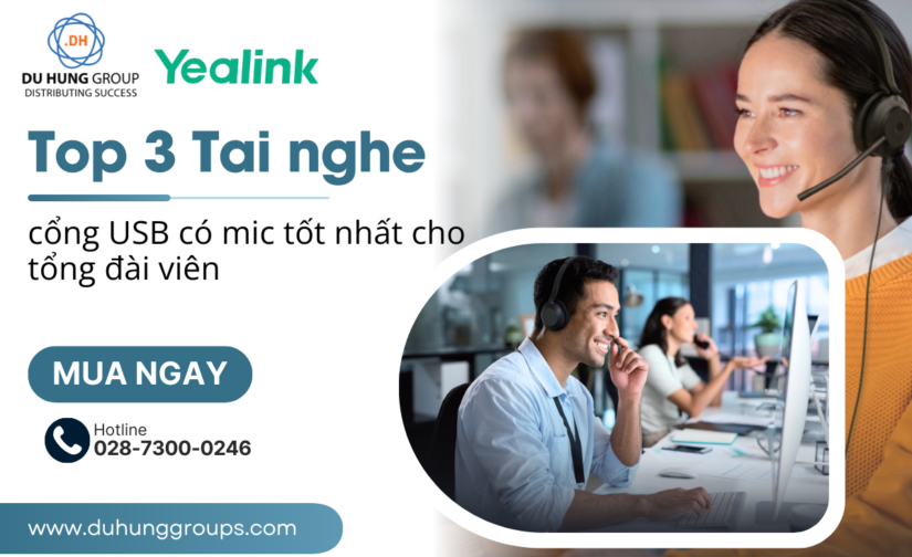 Top 3 Tai nghe cổng USB có mic tốt nhất cho tổng đài viên