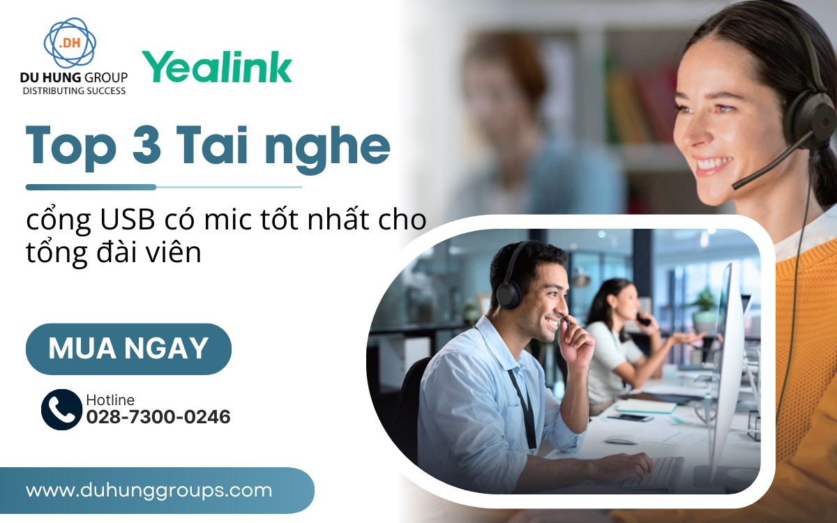 Top 3 Tai nghe cổng USB có mic tốt nhất cho tổng đài viên