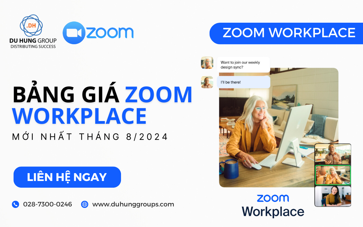 Bảng giá Zoom Workplace mới nhất Tháng 8