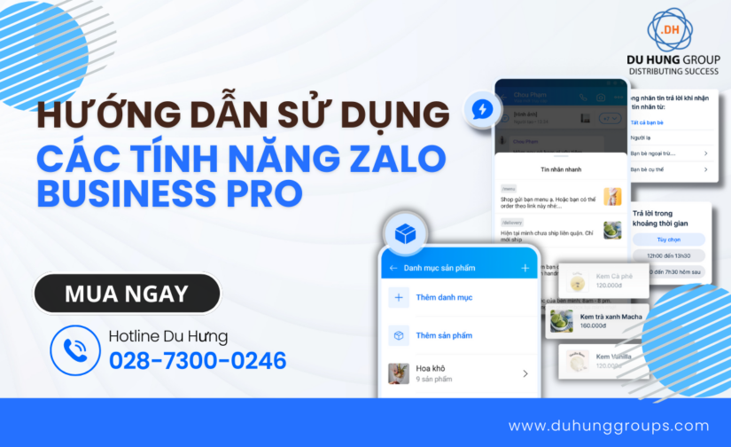Hướng dẫn sử dụng các tính năng Zalo Business Pro