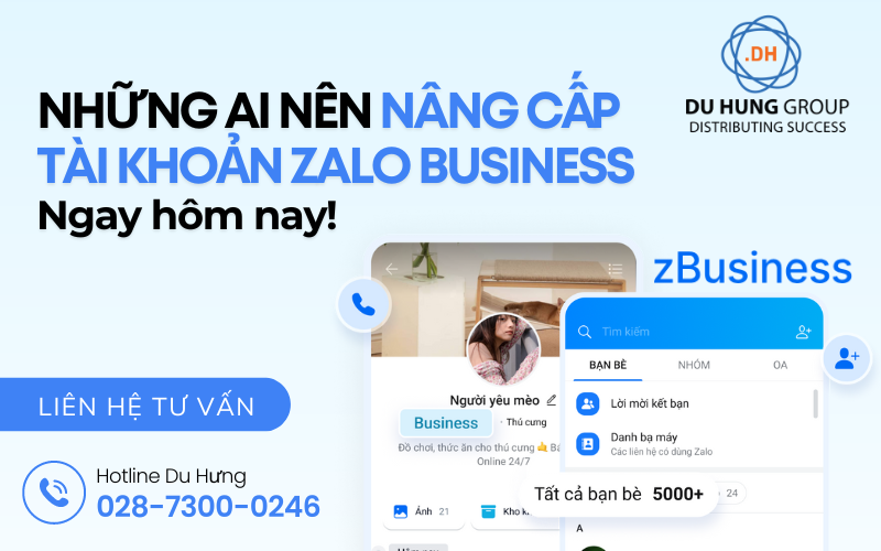 Những ai nên nâng cấp tài khoản Zalo Business ngay hôm nay