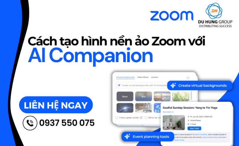 Cách tạo hình nền ảo Zoom với AI Companion