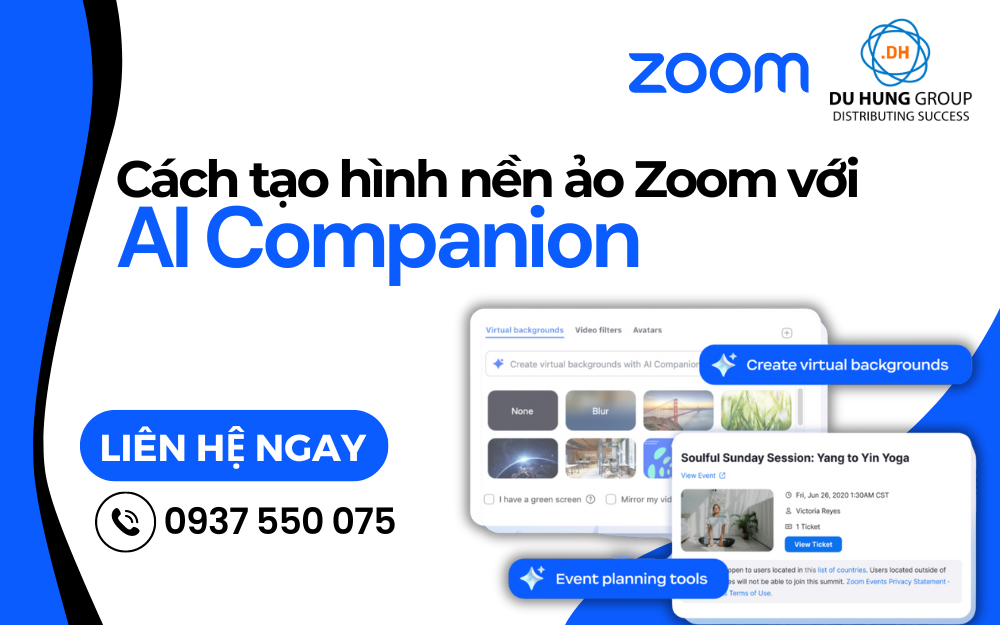 Cách tạo hình nền ảo Zoom với AI Companion
