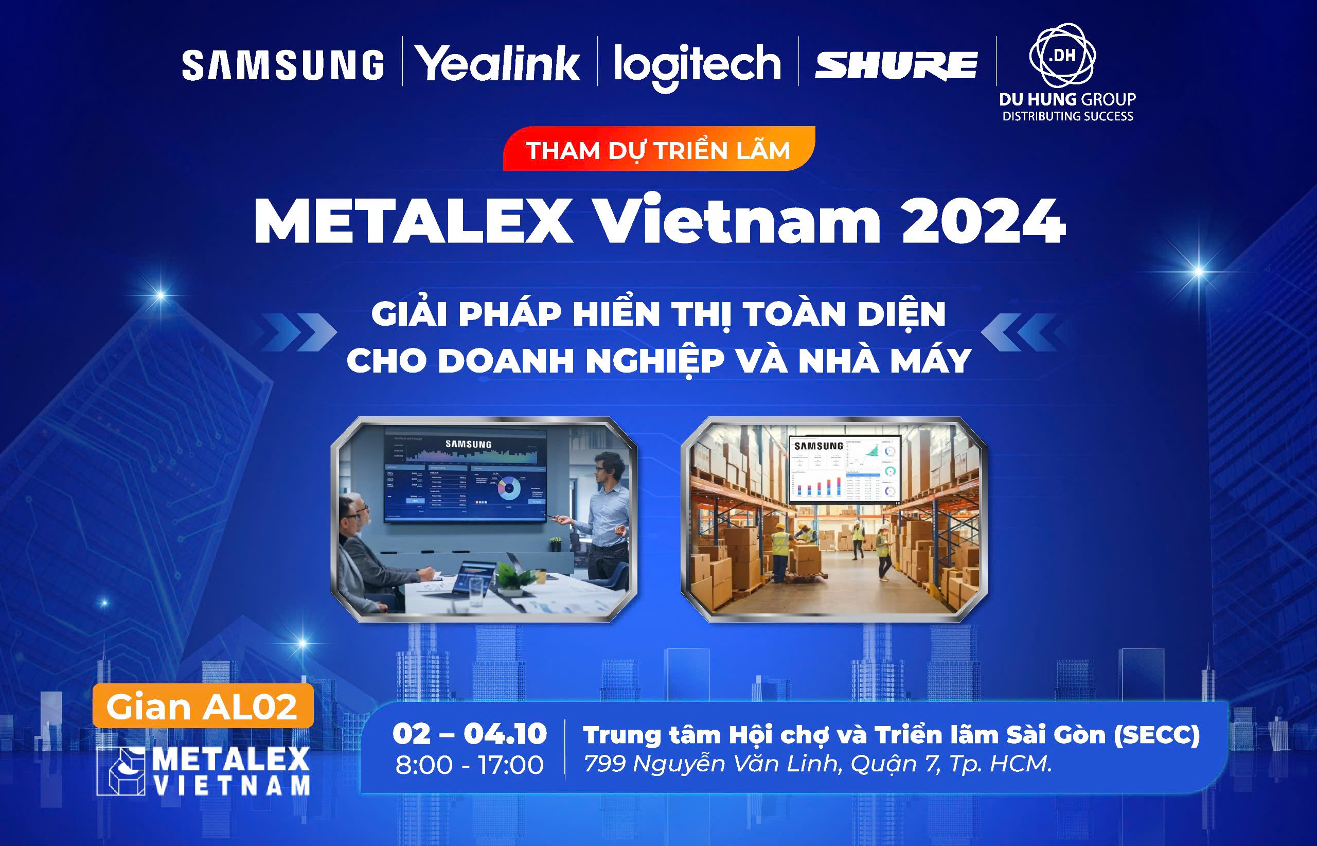 GIAN HÀNG DU HƯNG TẠI TRIỂN LÃM QUỐC TẾ - METALEX VIETNAM 2024