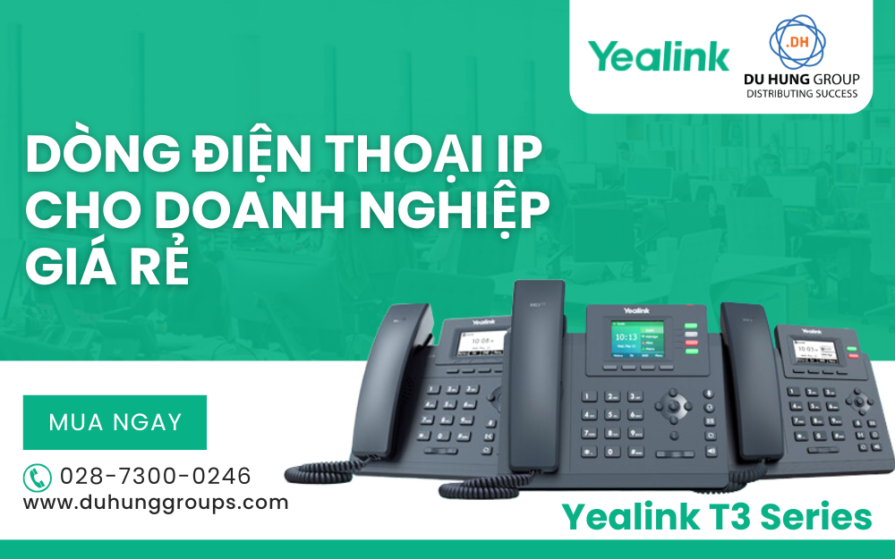 Dòng điện thoại IP cho doanh nghiệp giá rẻ