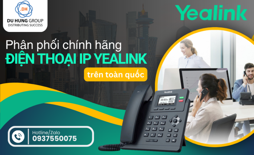 Phân phối chính hãng điện thoại IP Yealink giá tốt trên toàn quốc