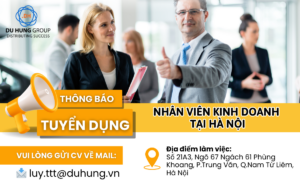 [Tuyển dụng] Nhân viên kinh doanh