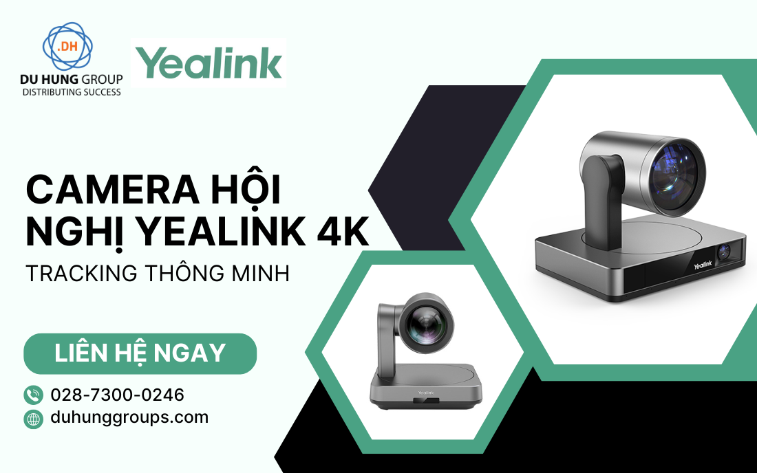 Camera hội nghị Yealink 4K Tracking thông minh